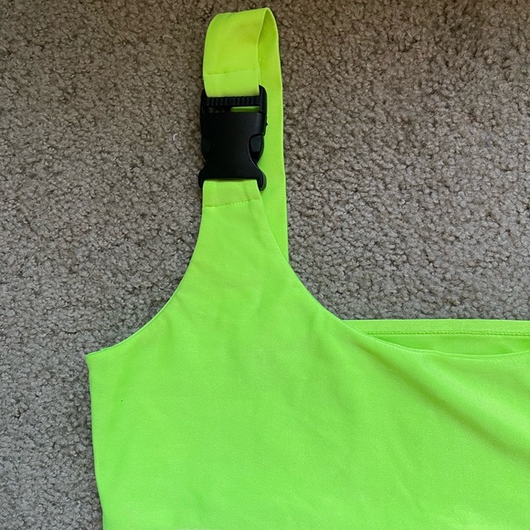 2 pc Neon Green Rave Set💚 - Picture 2 of 2